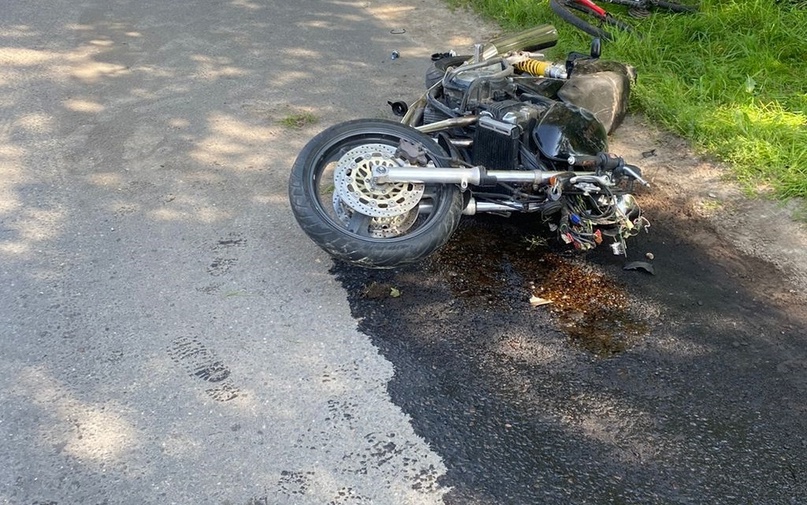 В ДТП на брянской трассе погиб 52-летний мотоциклист