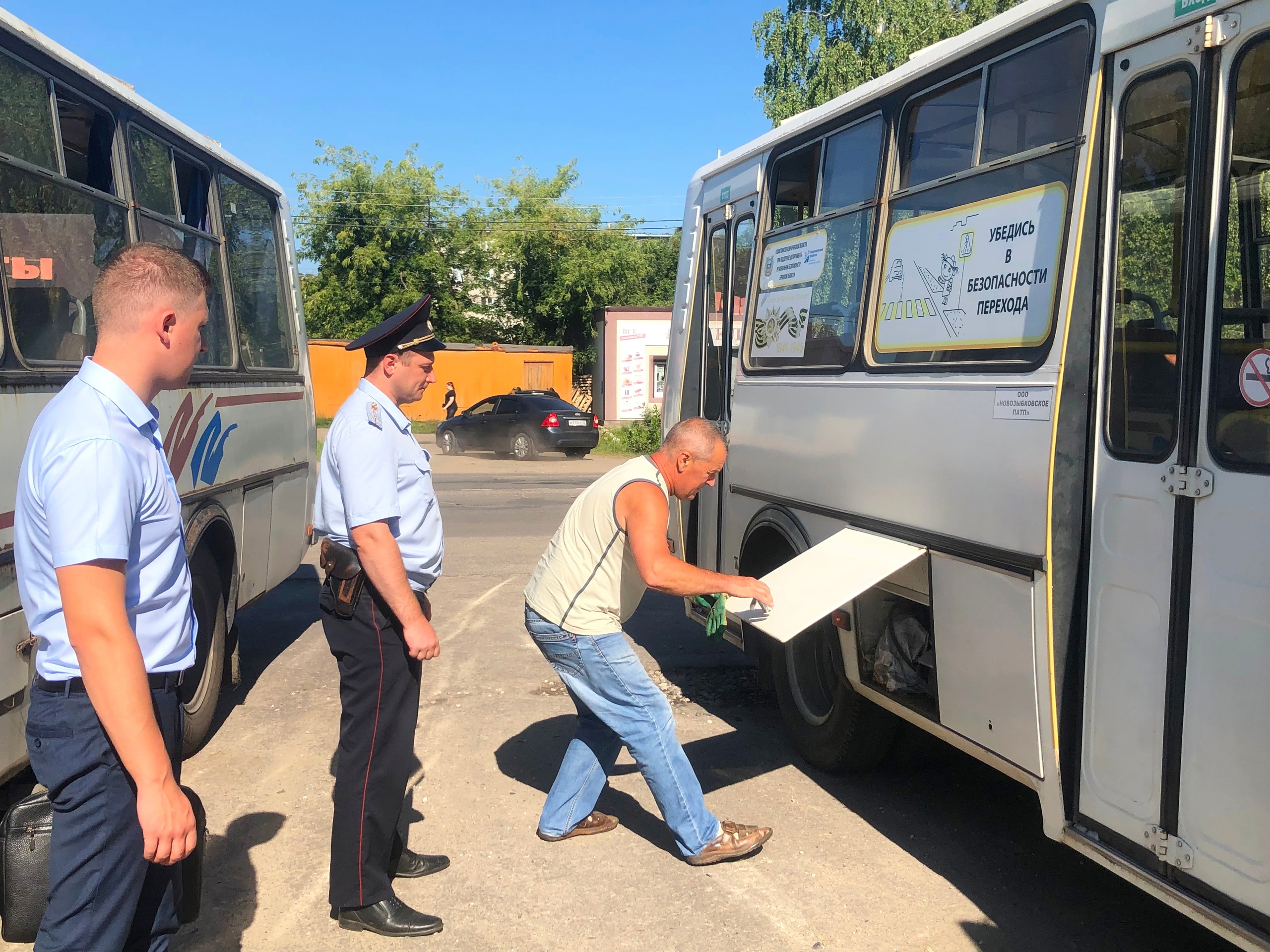 В Новозыбкове Брянской области устроили масштабные проверки водителей автобусов