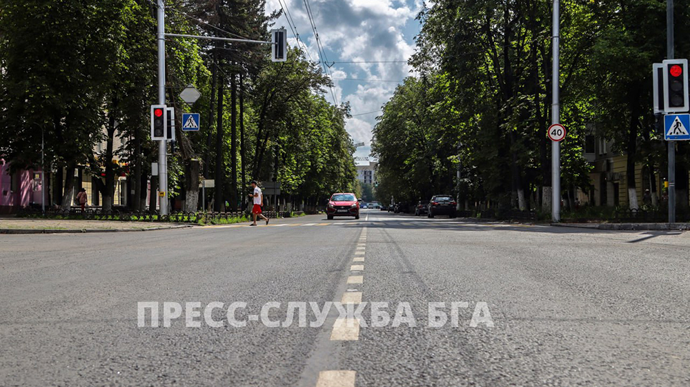 В Бежицком районе Брянска завершается ремонт улицы Куйбышева