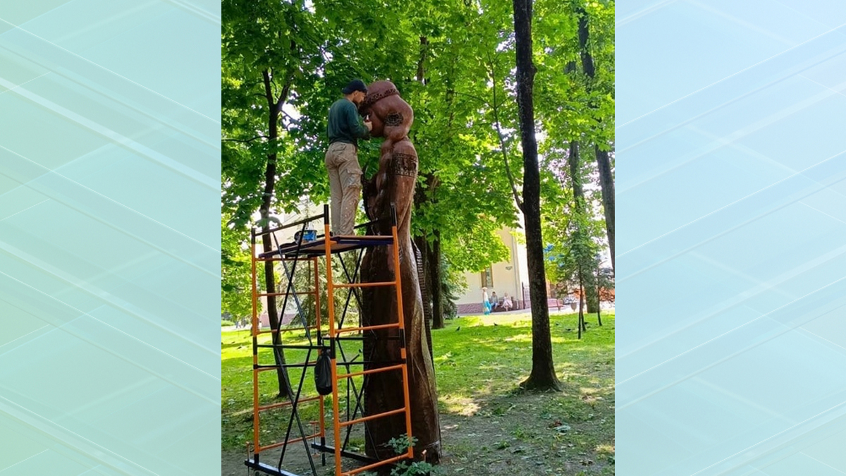 В Брянском парке Толстого реставрировать скульптуры будут круглый год