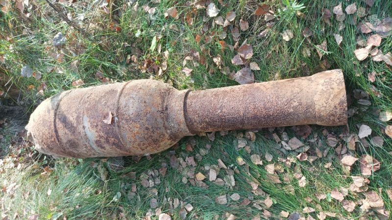 В лесу в Рогнединском районе обнаружили артиллерийский снаряд