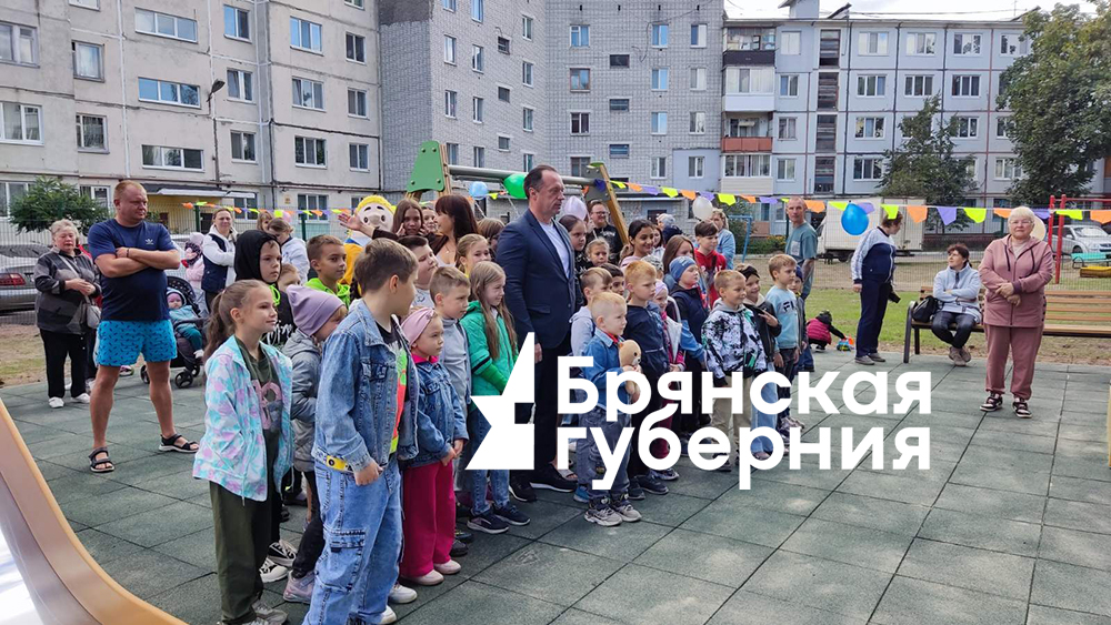 В Бежицком районе Брянска появилась новая детская площадка