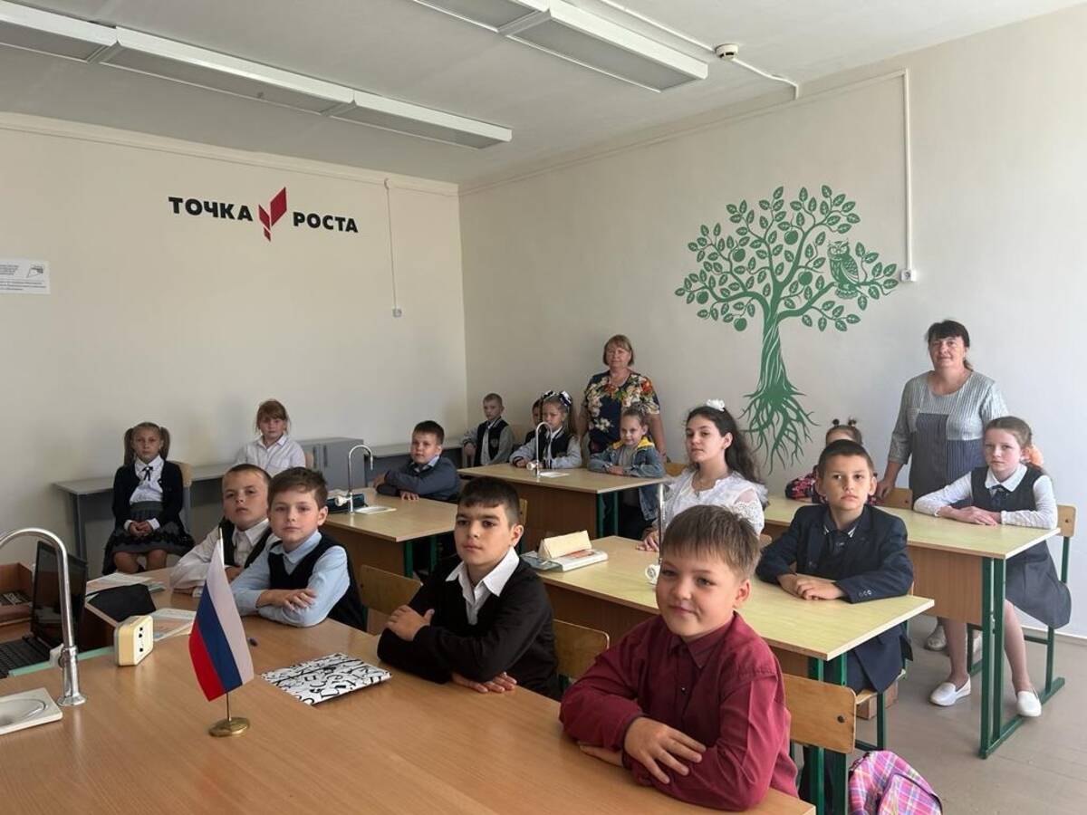 В Усожской школе Комаричского района появился центр «Точка роста»