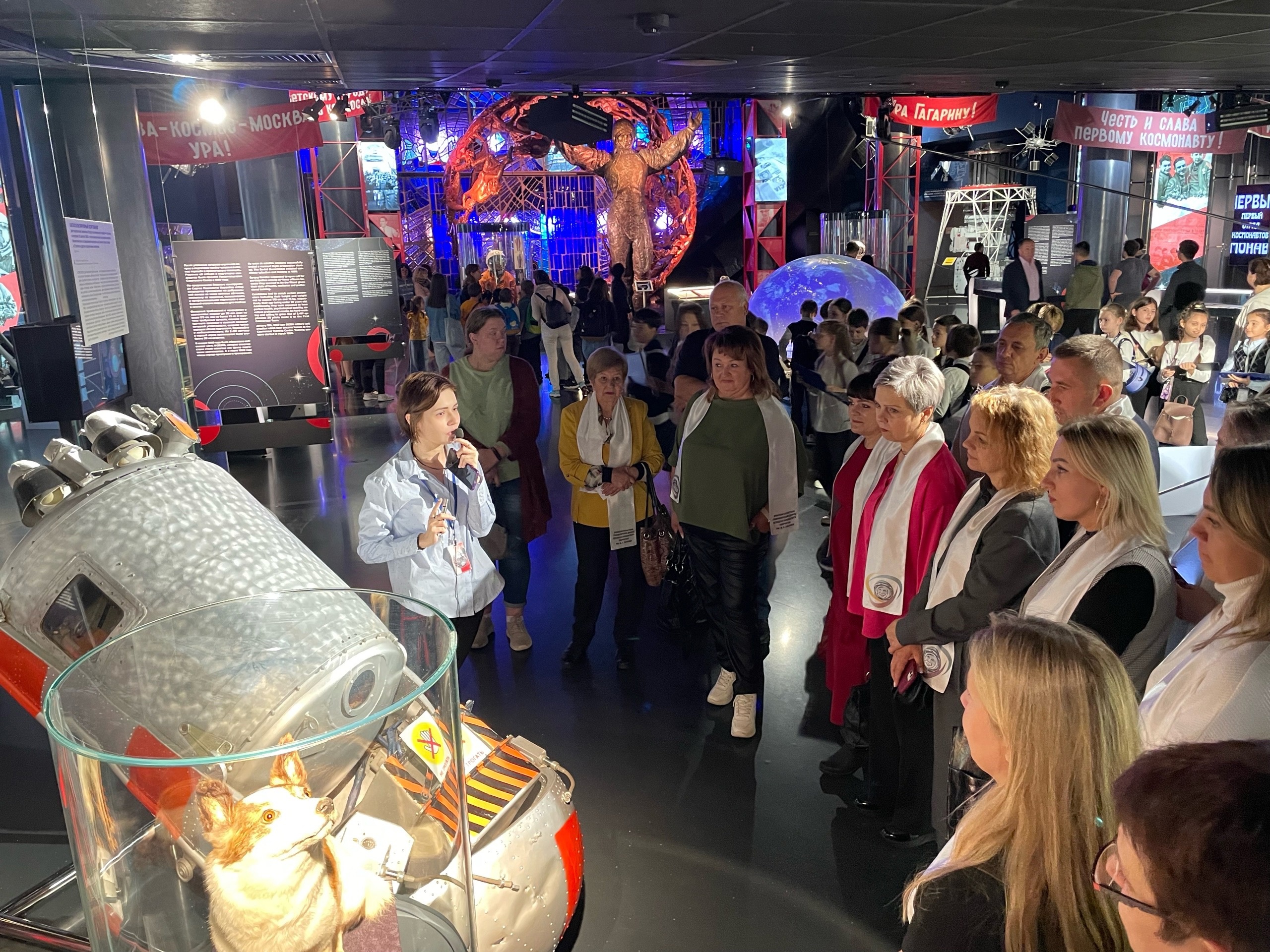 Брянская делегация посетила Музей космонавтики в Москве