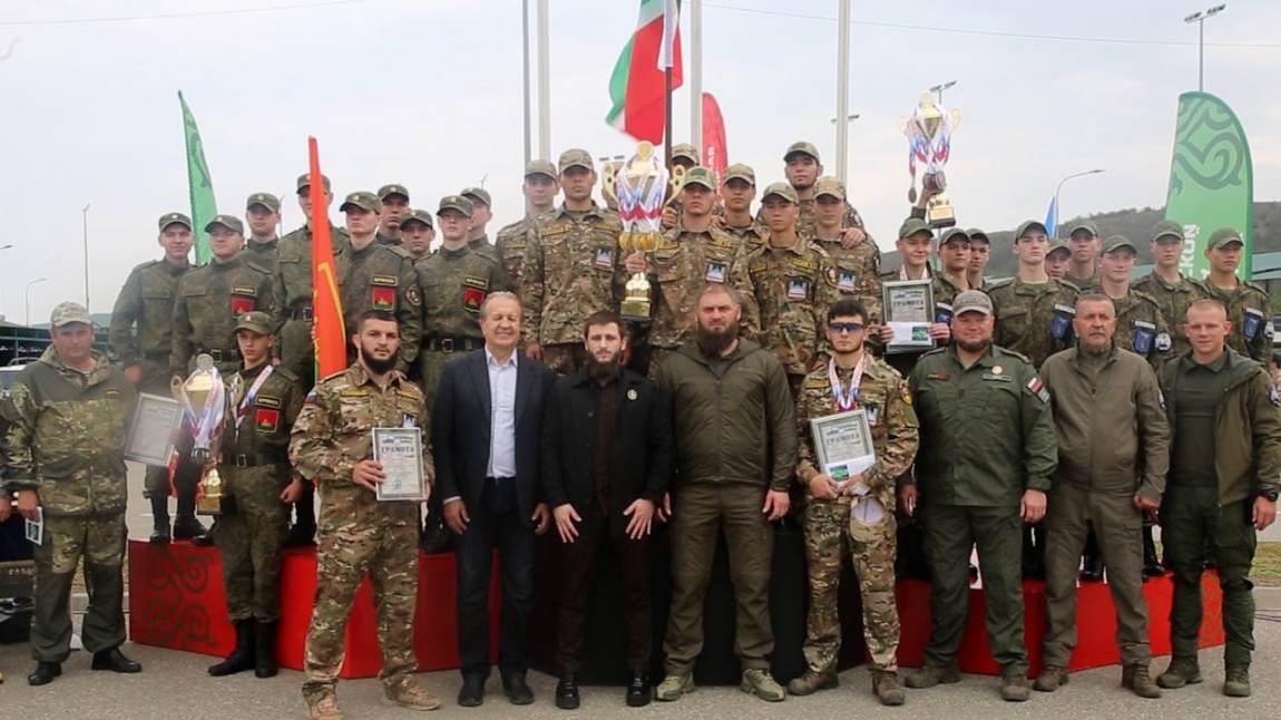 Брянцы в Чечне стали призерами военно-патриотической игры среди команд городов Воинской славы