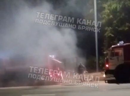 В Брянске загорелся частный жилой дом на улице Пересвета