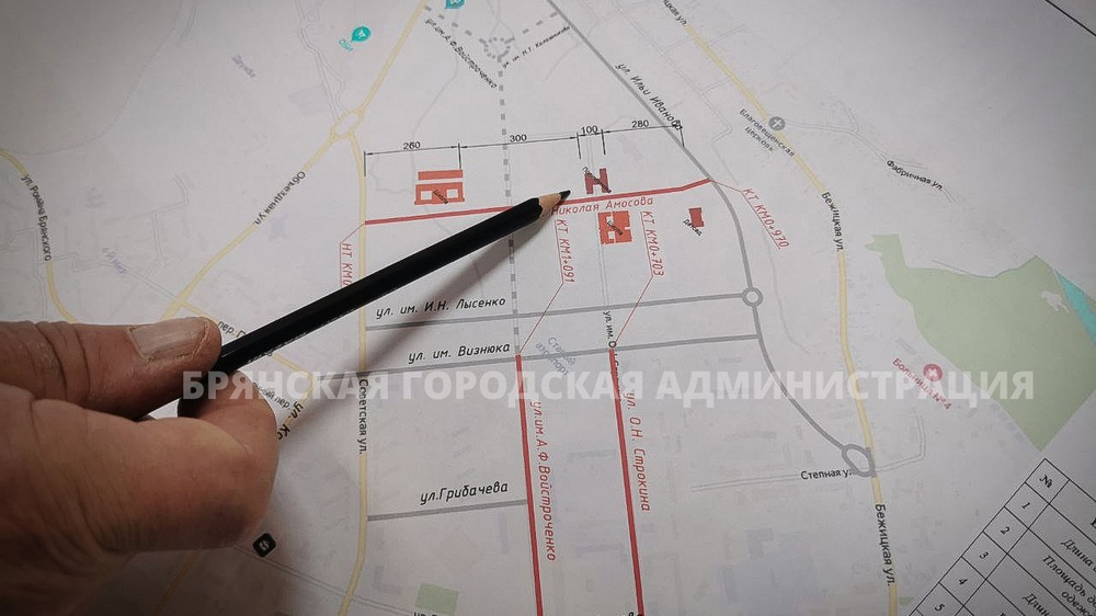 В Брянске дорогу по улице Николая Амосова построят за 187 млн рублей
