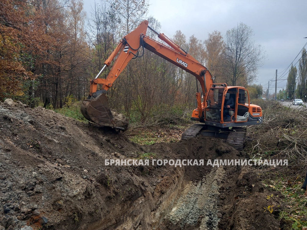 В Брянске началось строительство водовода к поселку Чайковичи