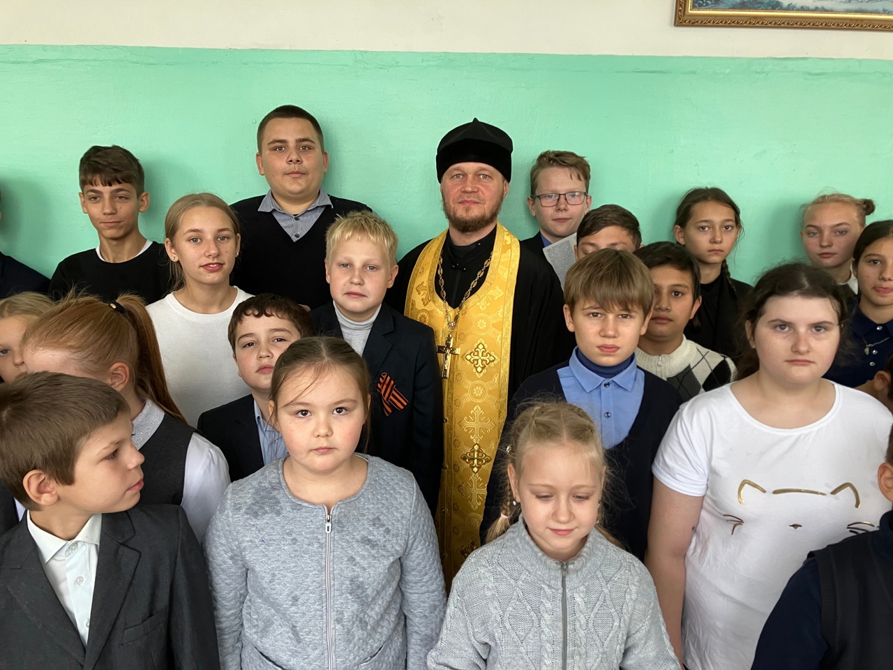 Благочинный Выгоничского округа встретился с учениками Красносельской школы