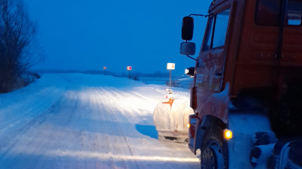 За минувшие сутки в Брянской области от снега очистили 4769 километров проезжей части