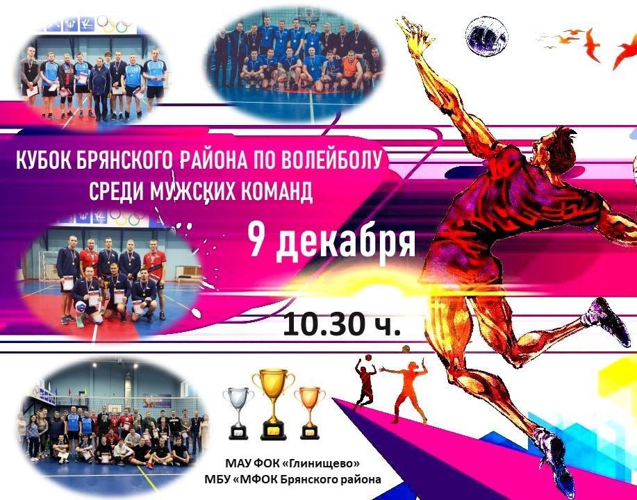 В Брянском районе пройдет кубок по волейболу среди мужских команд