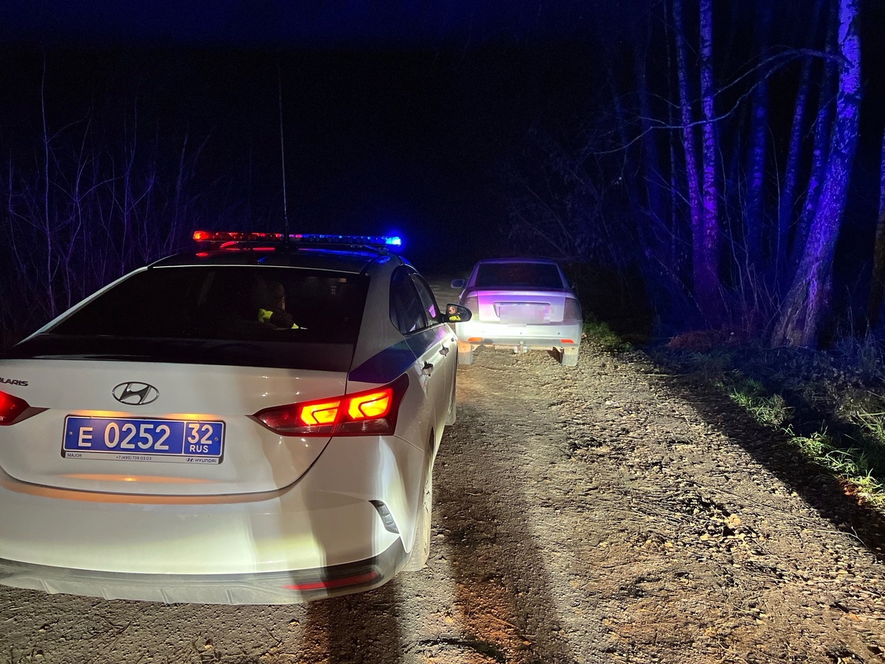 Ночью на выезде из Стародуба поймали пьяного 57-летнего водителя