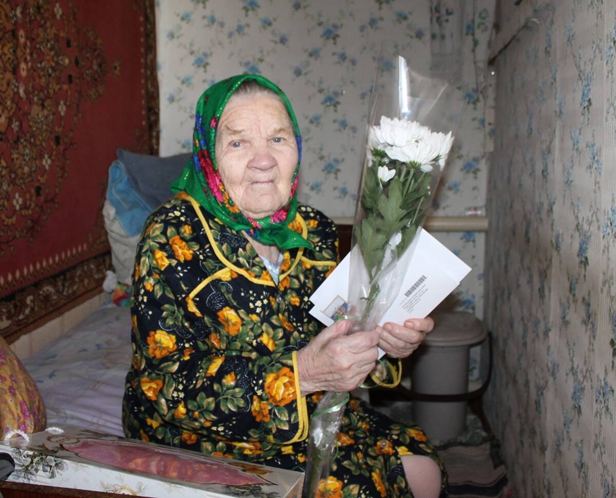Долгожительница из Брасовского района отметила 95-летний юбилей