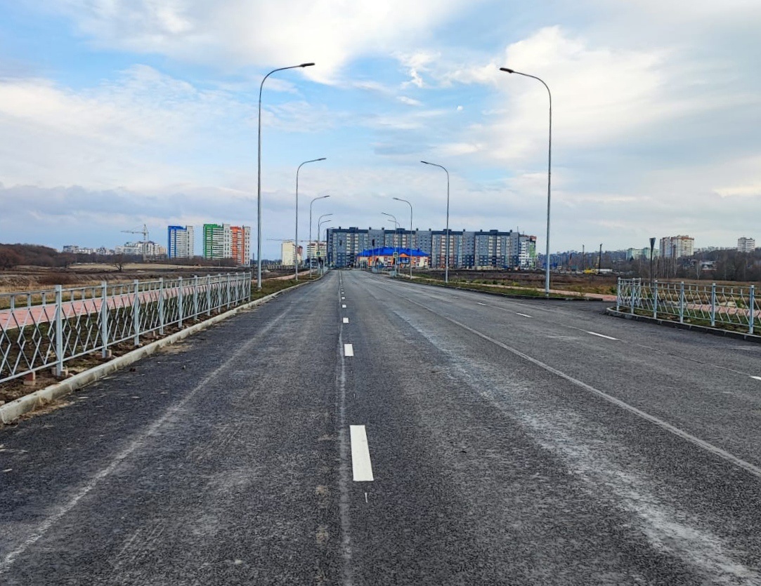В Брянске продолжается строительство трех дорог в микрорайоне по улице Флотской