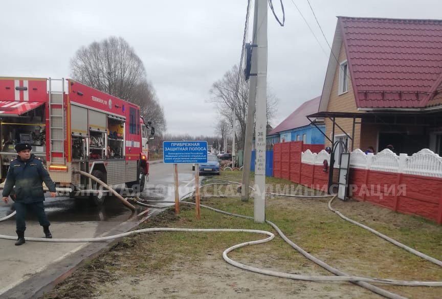 В брянском посёлке Большое Полпино при пожаре в доме погиб 83-летний пенсионер