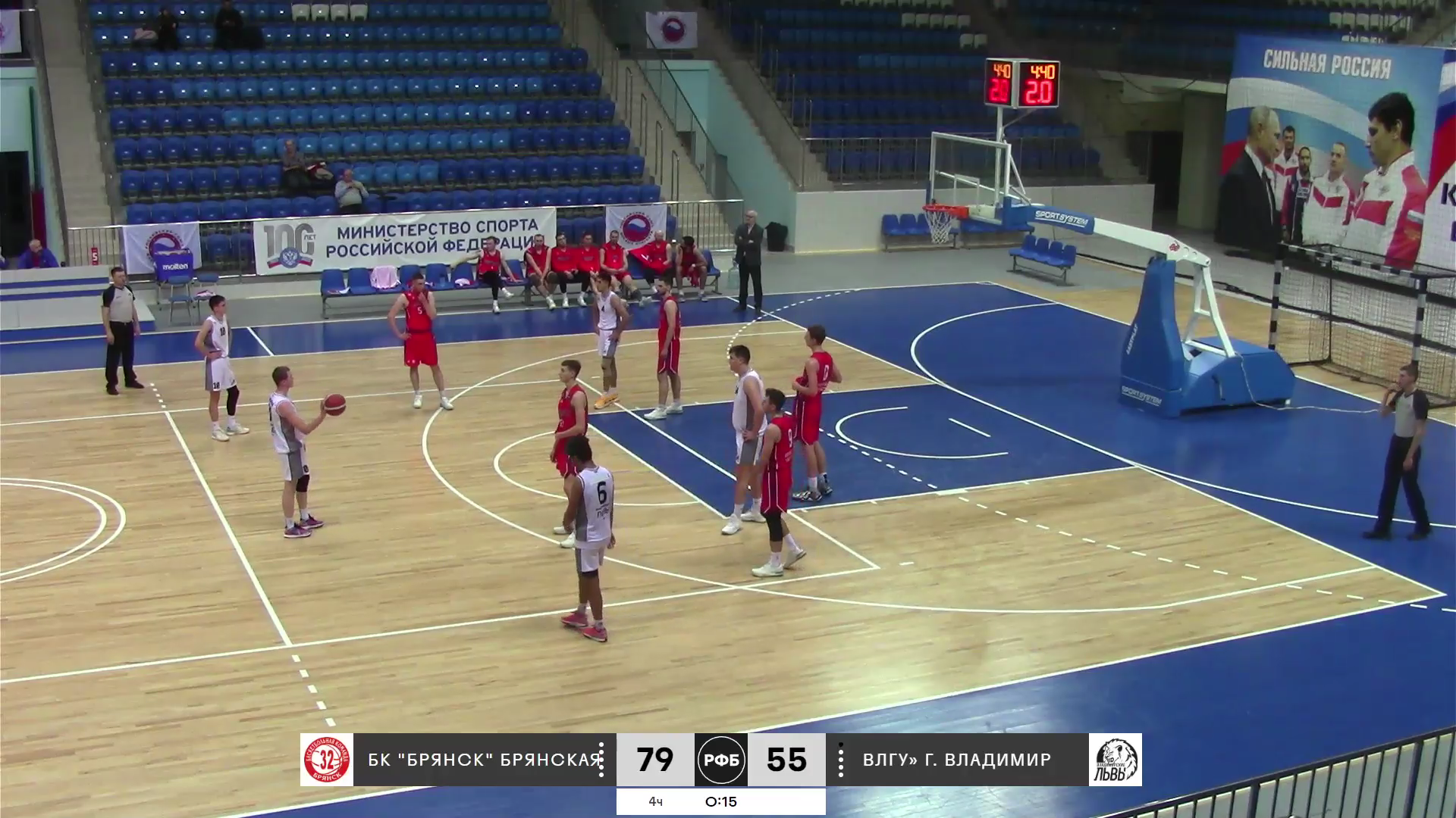 Баскетболисты «Брянска» выиграли во втором матче у «Владимирских львов»