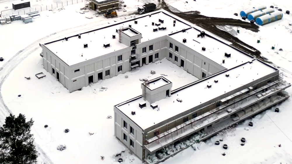 Завершается строительство военного госпиталя на 150 мест