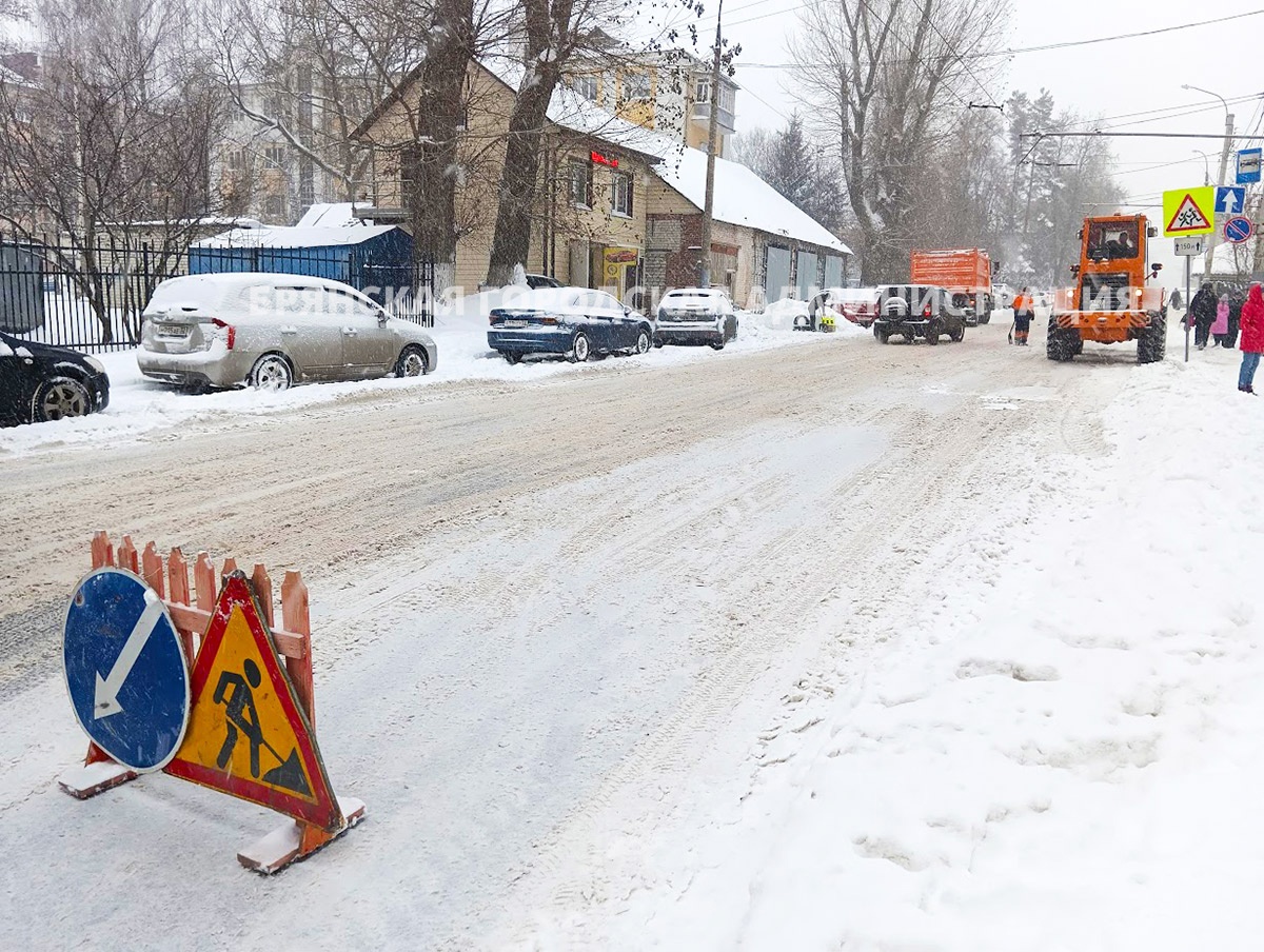 За сутки с дорог Брянска вывезли более 2400 тонн снега
