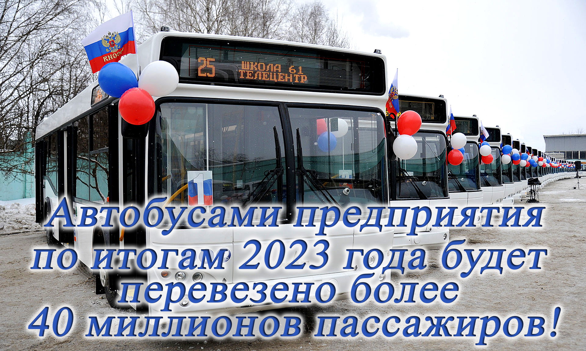 Брянские автобусы и троллейбусы перевезли за год рекордное число пассажиров