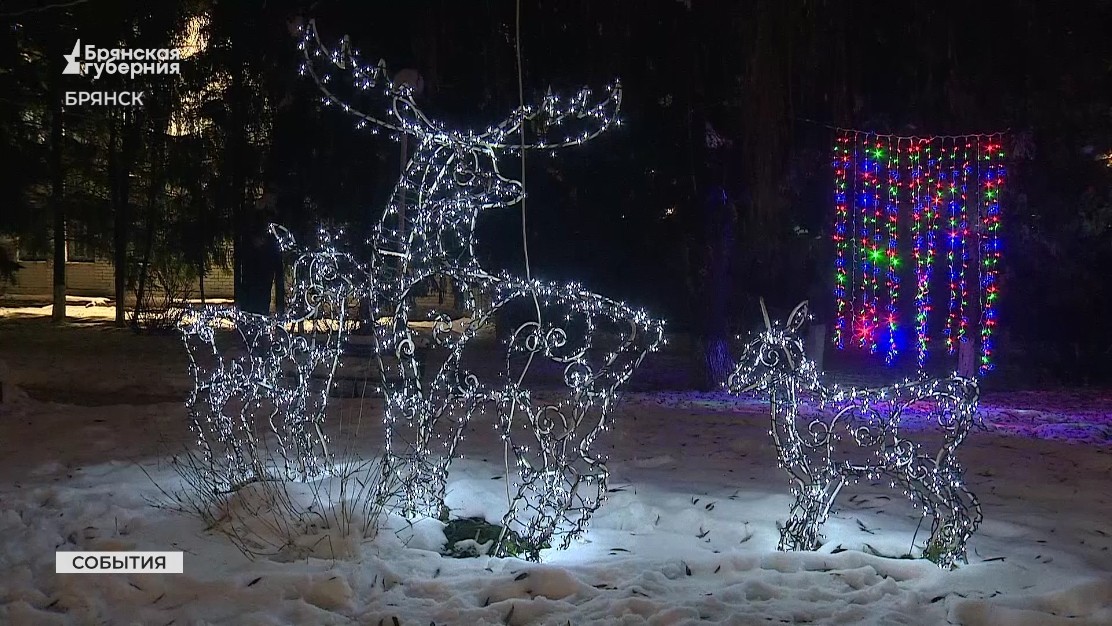 Брянск продолжает готовиться к предстоящим новогодним праздникам