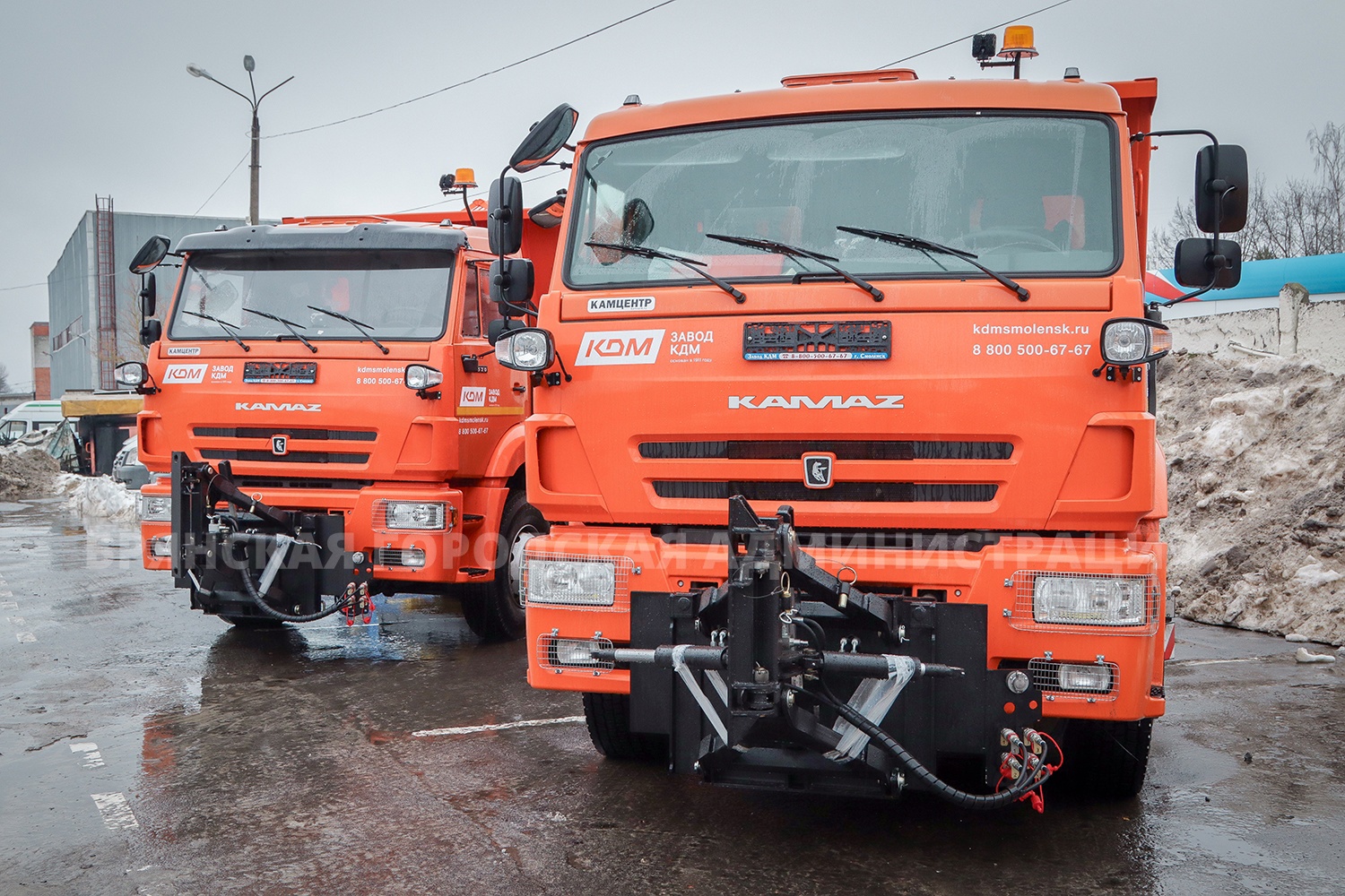 Брянск получил шесть новых 20-тонных комбинированных дорожных машин