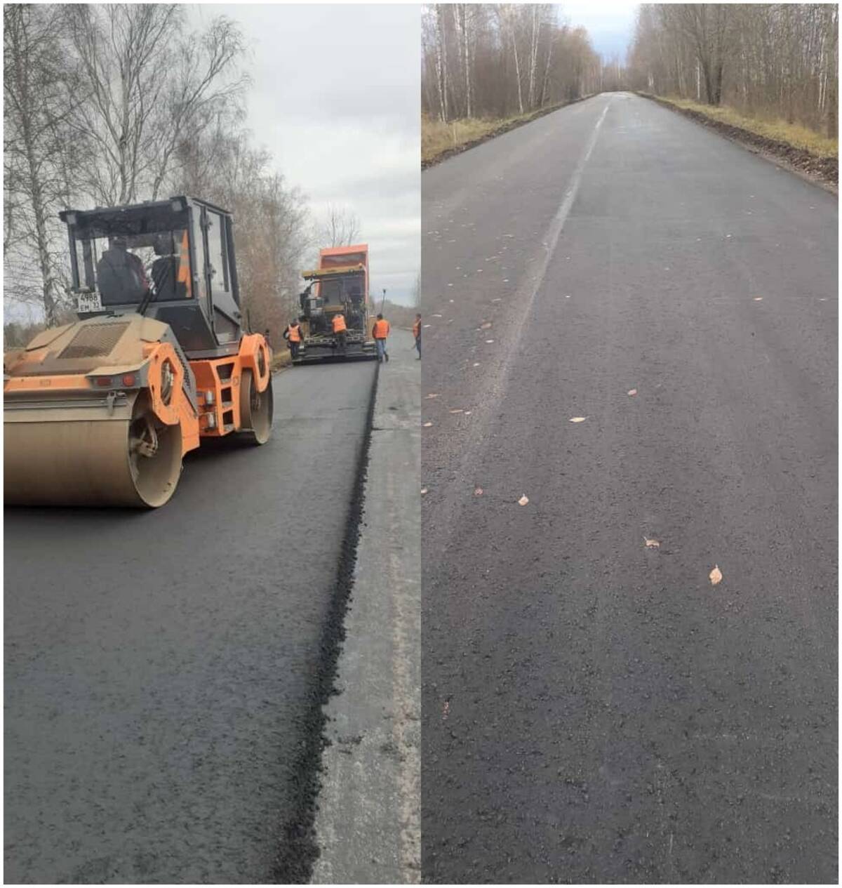 В Унечском районе Брянской области отремонтировали дороги