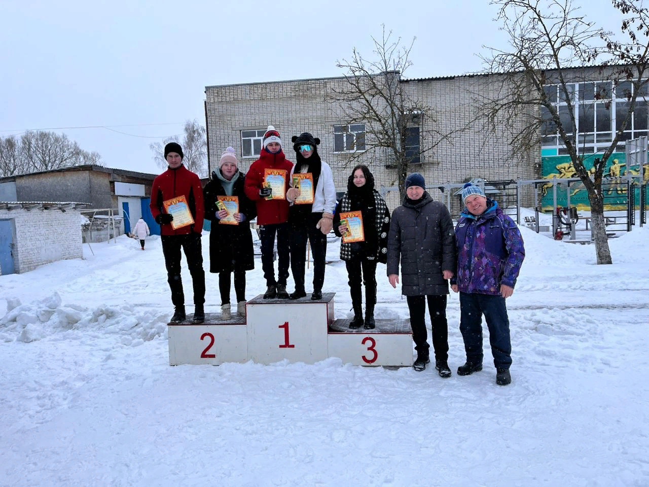 В Дятьково прошло первенство спортшколы «Электрон» по лыжным гонкам