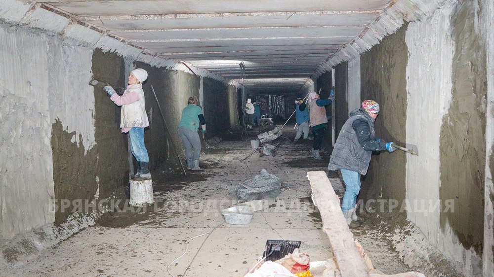 Ремонт подземного перехода на «Полтиннике» останавливался всего на один день