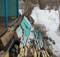В Белых Берегах упала стена беседки детского сада «Рябинушка»