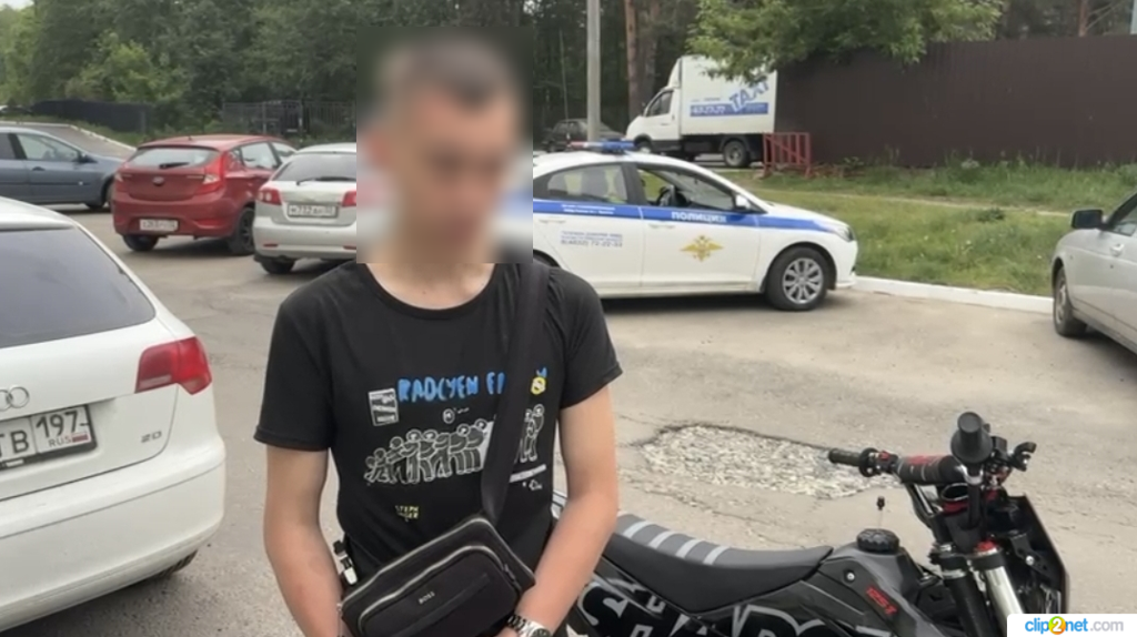 В Брянске задержали 17-летнего мотоциклиста без прав