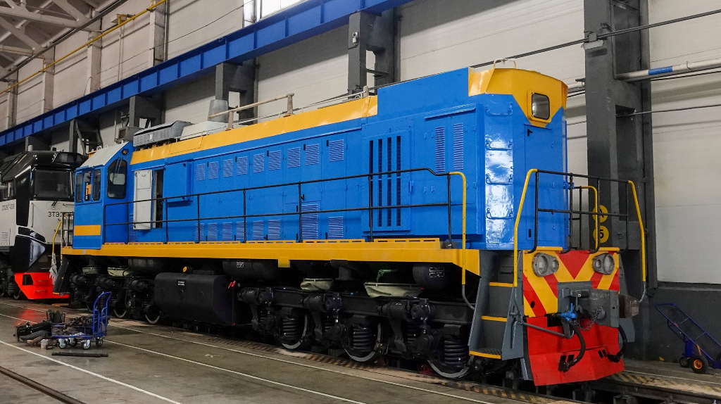 Брянский машзавод капитально отремонтировал локомотив для «Беларуськалия»