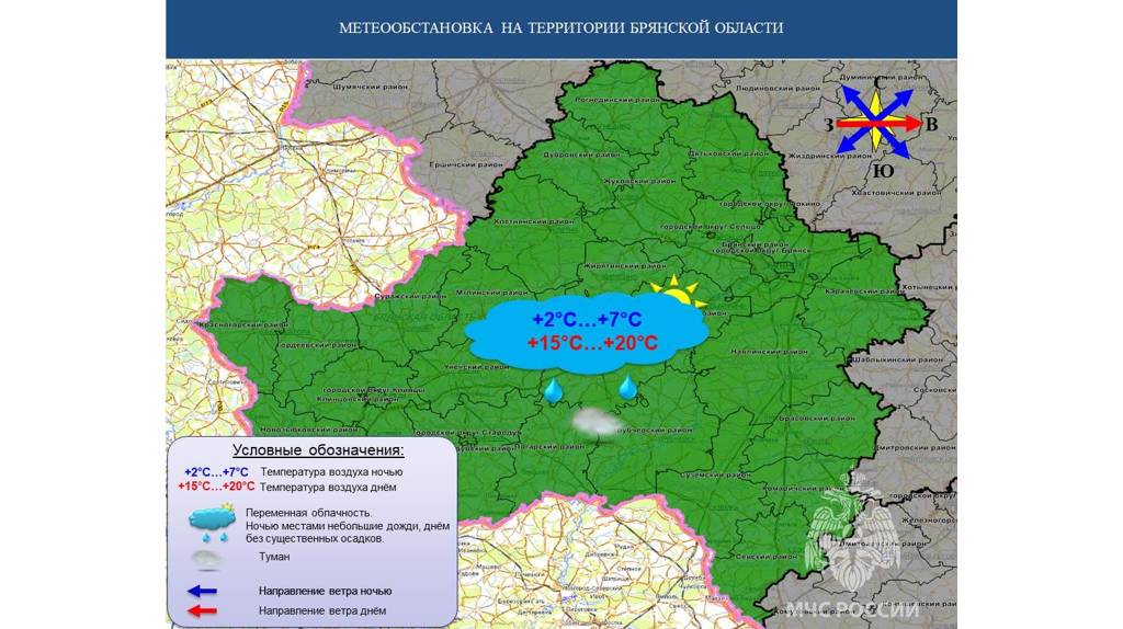 В Брянскую область 7 апреля придет 20-градусное тепло