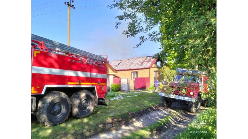 В Суражском районе Брянщины сгорел жилой дом