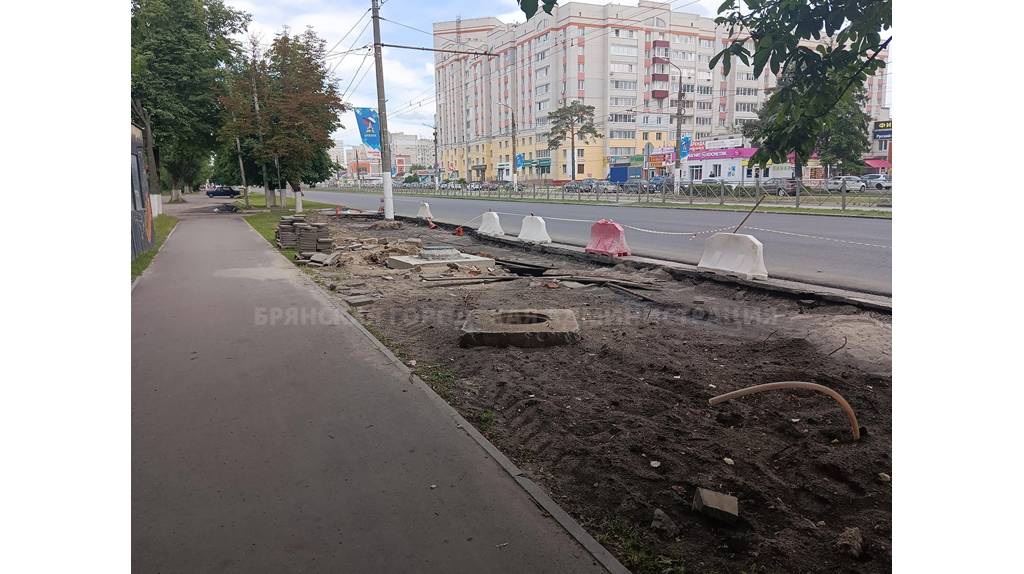 Подрядчики приступили к укладке верхнего слоя асфальта на центральных дорогах Брянска