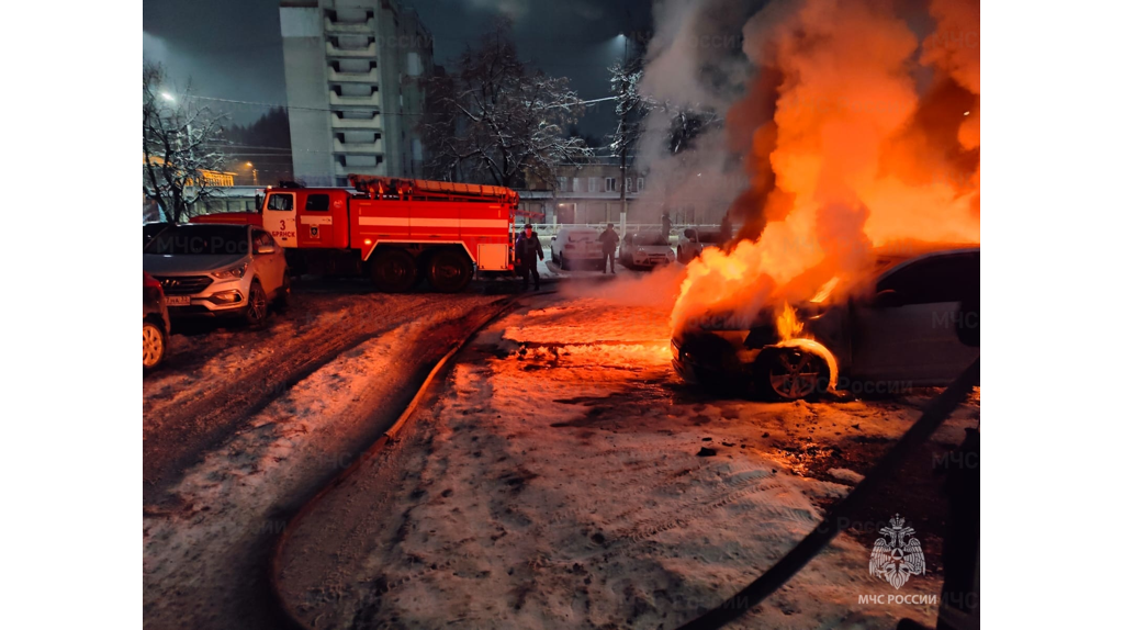 Ночью на проспекте Московском сгорела машина