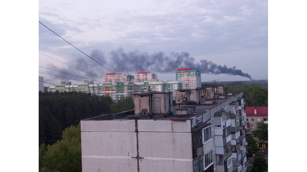 Жители Володарского района Брянска сообщили о пожаре