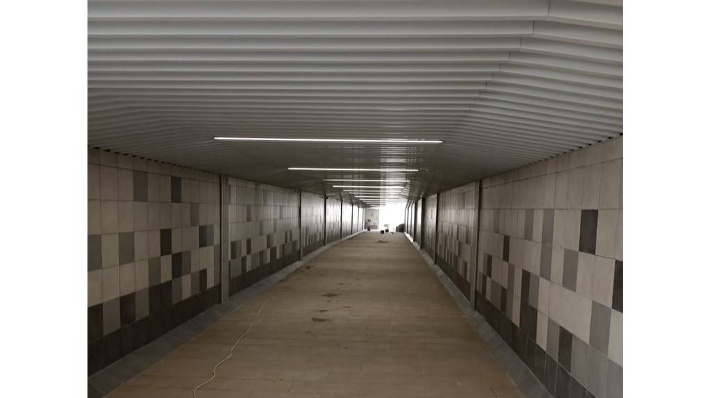 В Брянске завершили ремонт подземного перехода на «Полтиннике»