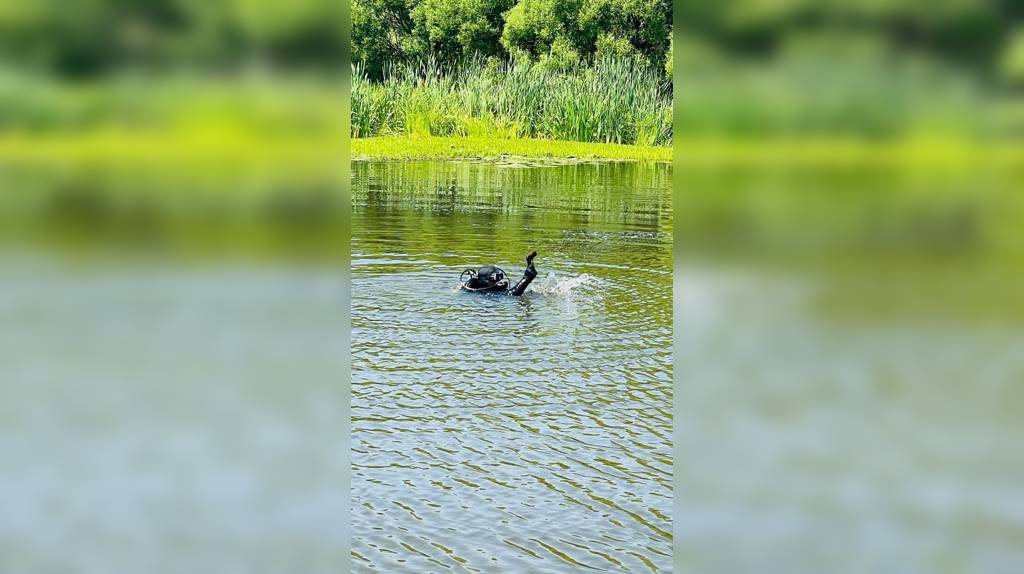 Брянские водолазы нашли на дне реки в Карачевском районе пистолет