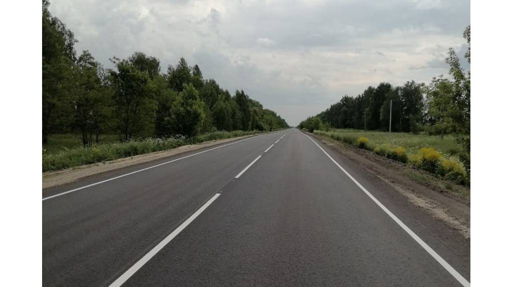 Два участка трассы «Украина» – Суземка отремонтировали по дорожному нацпроекту