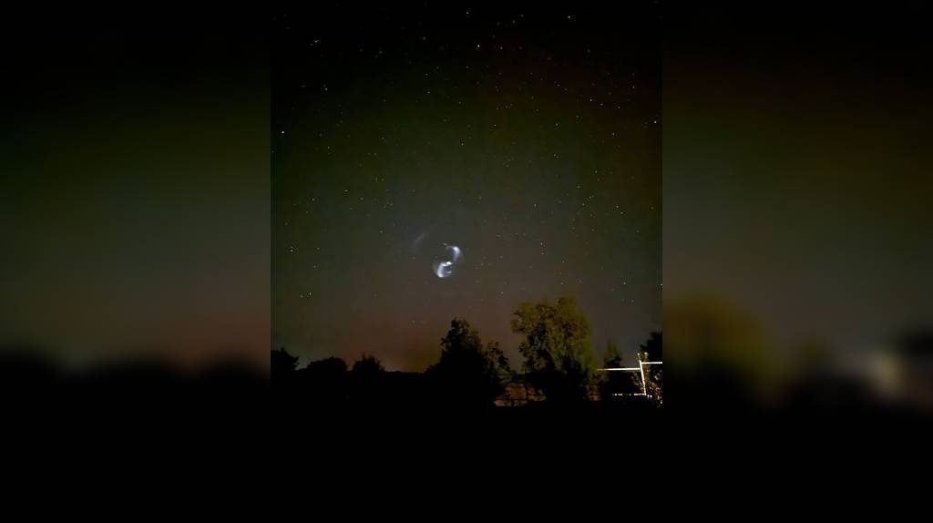 Ночью в Брянской области наблюдали след ракеты-носителя Ariane 6