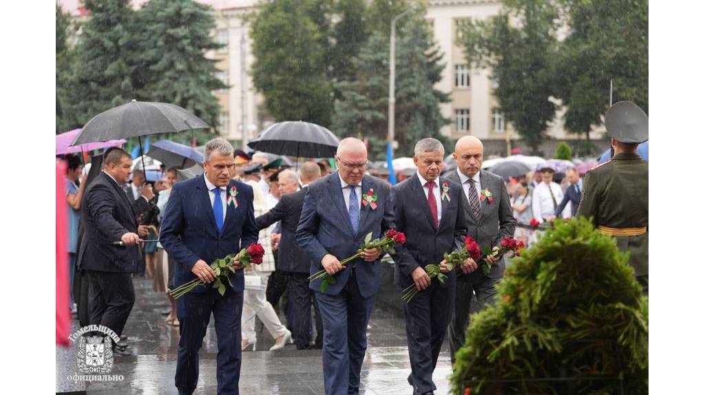 Брянская делегация побывала в Гомеле на 80-летии освобождения Беларуси от фашистов