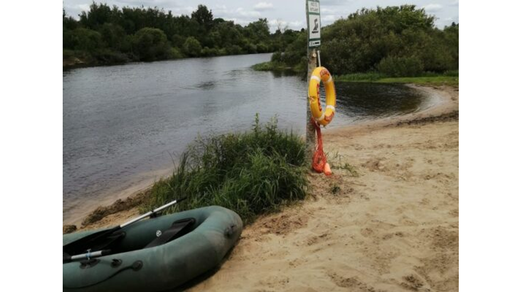 В Унече обезопасили пляж на озере Новое