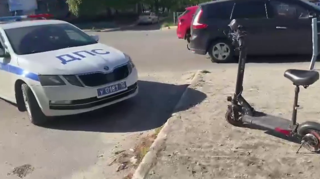 В Брянске поймали пьяного водителя электровелосипеда