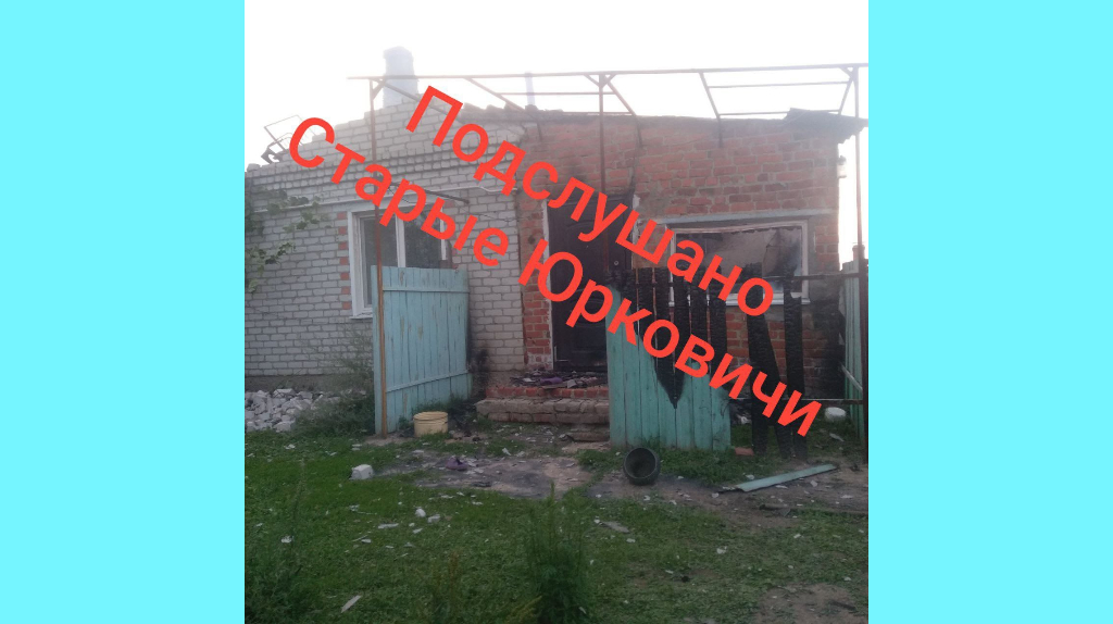 Опубликованы фото выжженного брянского села Новые Юрковичи