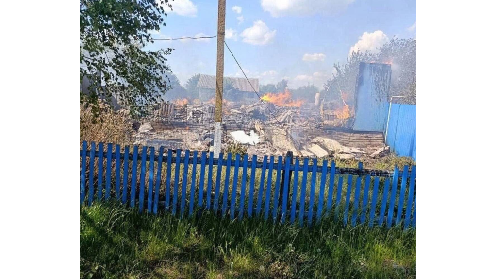 Появились фото из атакованного бандеровцами брянского села Хинель