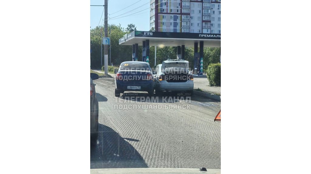 В Брянске на ремонтируемом участке проспекта Московского произошло ДТП