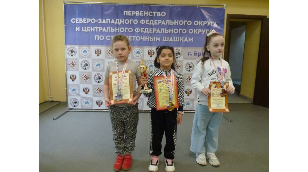 В Брянске определили победителей первенства СЗФО и ЦФО по стоклеточным шашкам