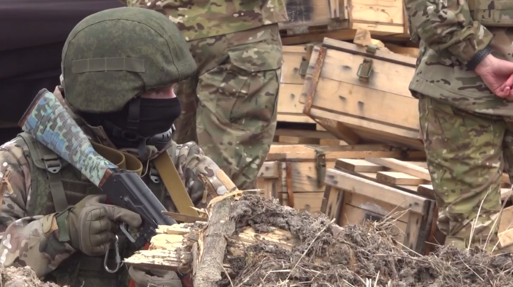 Появилось видео попытки прорыва ДРГ в Брянскую область