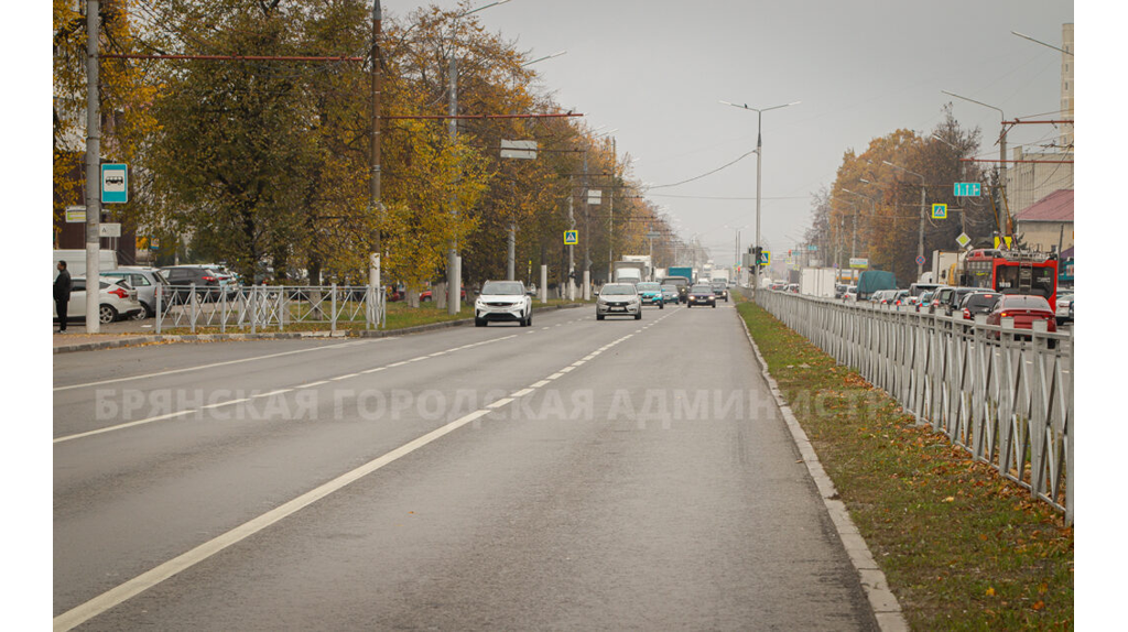 На проспекте Московском в Брянске уложили более 82 тысячи квадратных метров асфальта