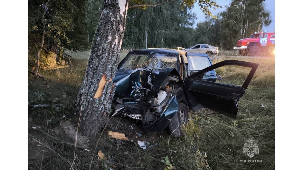 В Суражском районе пострадавшего в ДТП зажало в машине